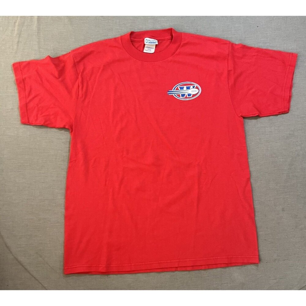 Vintage Washington State Cougars Football Discus Athletics Shirt Mens‎ XL Red.